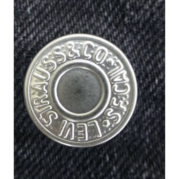 Levis' Black Denim Hybrid Hoodie Trucker Jacket - Picture 7 of 12